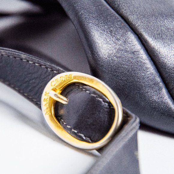 Mark Cross - Vintage Purse w/Snake Skin Upper - - Picture 4 of 8